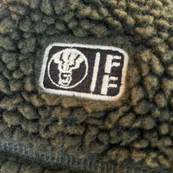 Fat Face Men’s fleece pullover quarter zip forest green jacket size  Medium - Picture 4 of 7